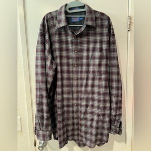 Size large, tall Pendleton shirt, NWOT.